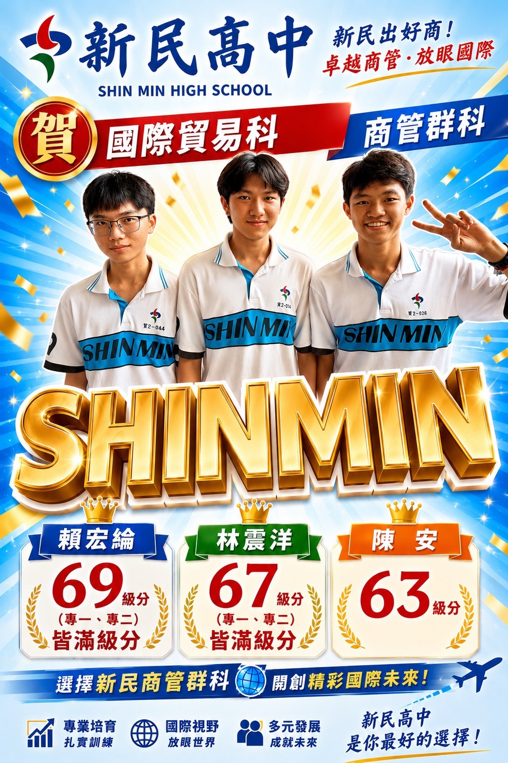 統測成績亮眼，高分捷報再創佳績！