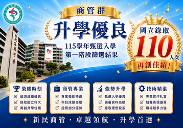 商管群升學績優